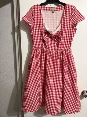 Lindy Bop Red and White Gingham Dress